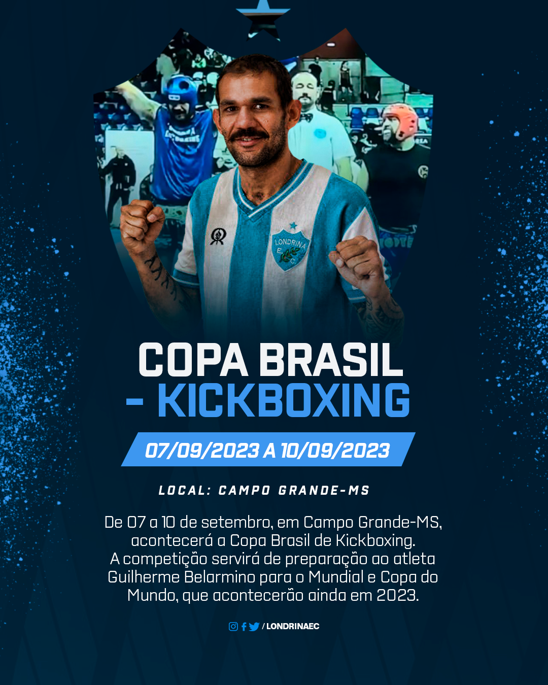 Guilherme Belarmino disputará Copa Brasil de Kickboxing